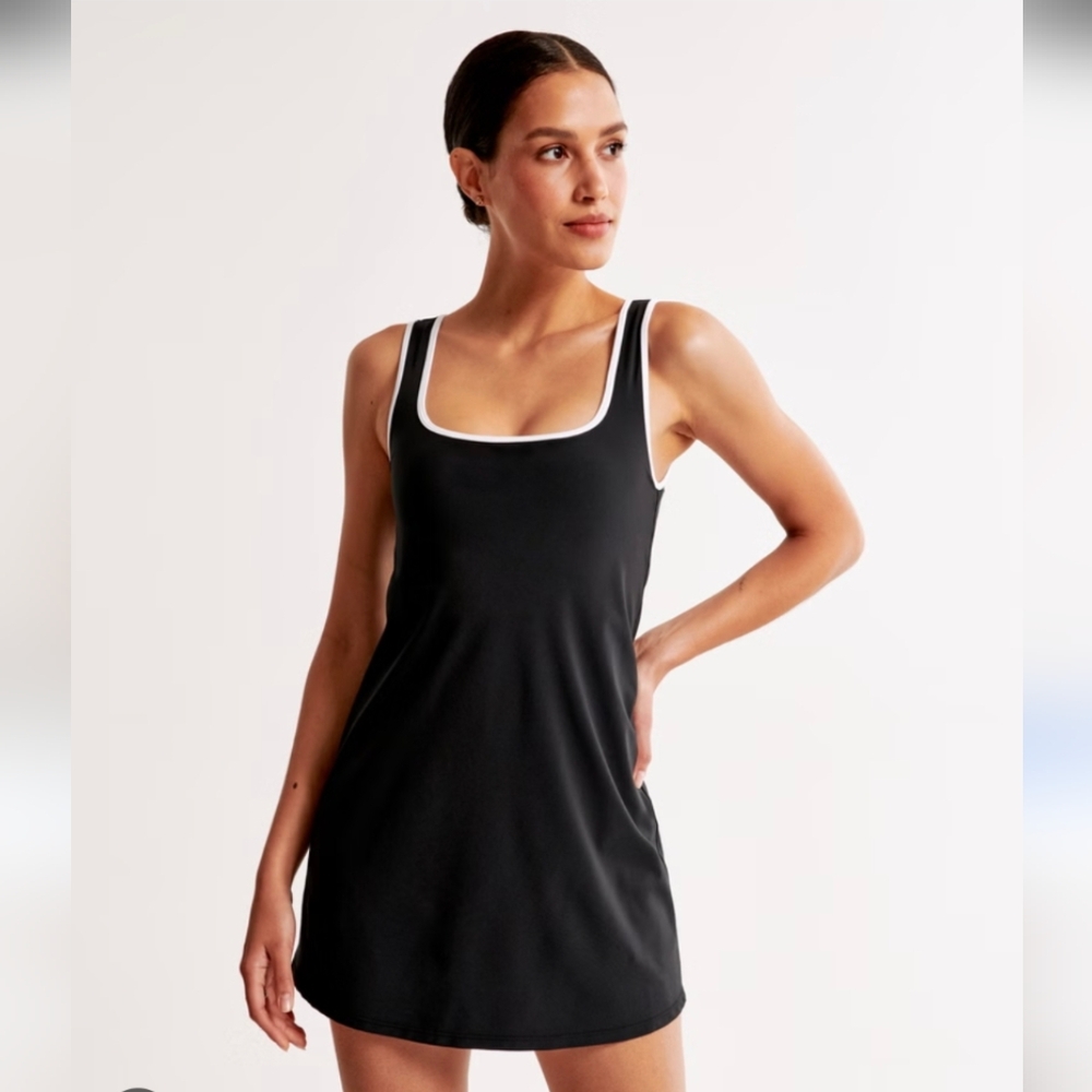 Abercrombie & Fitch | Square Neck Traveler Mini Dress